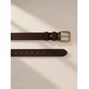 ARMIE Pas The Smith Leather Belt rjava
