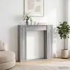 Okvir za kamin Siva Sonoma 100 x 20 x 100 cm Konstruirano drvo
