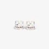 MAPLE Cross Earrings Silver 925 / Topaz Universal