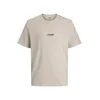 JACK & JONES Majica JJESOHO kit/črna