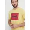 Bombažna kratka majica HUGO Dulive222