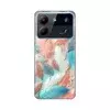 Torbica Silikonska Print za ZTE Blade A54 Pastel Feathers