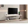 Hanah Home TV komoda Canaz, 120x33x30 cm, Krem-crna
