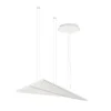 Vibia LED viseča svetilka RHYTHM, bela, 141 x 47 cm 927, z možnostjo zatemnitve - Dnevna soba/jedilnica - Dizajn - Kovina