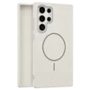 Leather Grip MagSafe maska za Samsung Galaxy S23 Ultra - Bela