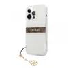 Maska Guess 4G Stripe Charm za iPhone 13 Pro 6.1 braon (GUHCP13LKB4GBR)
