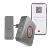 Bežični zvonac za utičnicu GoSmart 230V + 1xCR2032 siva Wi-Fi
