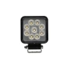 LED spot svetlo za automobil, crno, LED/36W/10-30V IP69 5700K, četvrtasto