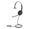 Yealink UH37 Mono UC Slušalke z mikrofonom Žični Naglavni trak Pisarna/klicni center USB Type-C/USB Type-A Črna