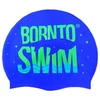 Borntoswim silicone cap junior blue