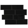 Vidaxl Podhodna ploščica 50 szt. Črna 29 x 21 cm Poliuretan in PET