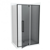 Tuš vrata Copen Absolut Black 90x200 sa pivot vratima i fiksnim staklom (C-02-B6220F)