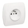 Enojna vtičnica Chord Z/U IP20 bela - E131AA-KN046