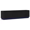TV ormar Crni hrast 180 x 38 x 49 cm Konstruirano drvo
