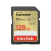 SANDISK SDXC 128GB extreme, 180MB/s UHS-I class10 U3 V30