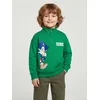 Sinsay - Bluza sa visokim okovratnikom Sonic the Hedgehog - zeleno