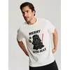 Sinsay - Pamučna majica sa printom Star Wars - krem