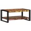 Višebojni stolić za kavu 90x50x38 cm puno drvo obrađeno