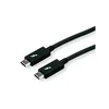 ROLINE Thunderbolt™ 3 Cable 20GBit/s 5A M/M crna 2 m