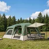 Instant šator Zelena 10 osoba 185T Poliester s PU premazom