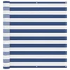 Vidaxl Balconska mreža Modra in bela 110 x 700 cm Oxford tkanina