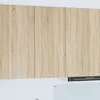 vidaXL Viseča omarica Riga Sonoma hrast in bela 50 x 31 x 100 cm