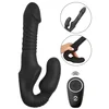 You2Toys RC Strapless Strap-on Thrusting Double Teaser Black