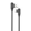 Kabl USB Tip C Golf GC-45T 1m crni pod uglom