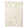 Kremno bela pralna ročno tkana volnena preproga 160x230 cm Azera Crosshatch – Asiatic Carpets