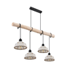 Globo 15442-4H - Luster na sajli REX 4xE27/60W/230V