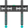 ONKRON Fixed TV Wall Mount for 32 to 65-inch Flat Panel TVs Digital Panels 50 kg, Black