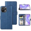 shumee PREKLOPNA OVITEK ZA XIAOMI MI LITE 4G/5G 6.55 MODRA TEKSTURA MATERIAL
