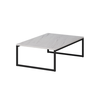 MATIS Klub sto Valencia 90×60 - Beli mermer
