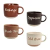 Tognana Set od 4 šolje Cindy Barista, 37 cl, Šareni