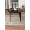 HANAH HOME Trpezarijski sto Tor Black Marble Black