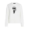 Karl Lagerfeld Majica IKON kremna/roza/črna