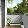 vidaXL Vrtno platno za zasebnost sivo 400x120 cm PVC