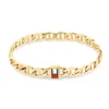 TOMMY HILFIGER Zapestnica Oceanic zlata