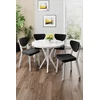 Hanah Home Trpezarijski set, 5 komada, Crni