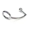 ROUGE Stainless Steel Cock Ring and Anal Probe