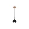 Spot-Light 5143174 - LED luster na sajli BALL WOOD 1xGU10/5W/230V matirani hrast