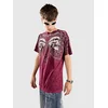 Affliction Collapse moška majica burgandy lava wash
