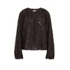 WE Fashion Bluza temno rjava