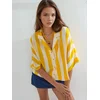 Busem Bluza limonino-rumena/bela