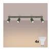 Brilagi - LED spot svetiljka CRESTO 4xGU10/10W/230V zelena