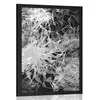 Plakat črnobela abstraktna umetnost - 40x60 no frame