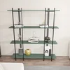 Hanah Home Polica 160x180x29,6cm Zeleno-Crna