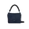 Coccinelle Ročna torba P6P Boheme Suede Bimaterial E1 P6P 58 01 01 Mornarsko modra