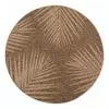 Rjava okrogla notranja in zunanja preproga o 80 cm Timber 1403 – Ayyildiz Carpets