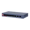 Dahua CS4010-8ET2GT-110 PoE svič 10 portova 8 PoE 110W DIP prekidač